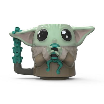 Zak Designs Star Wars: the Mandalorian 11.5 oz. Sculpted Ceramic Coffee Mug, the Child (Baby Yoda)