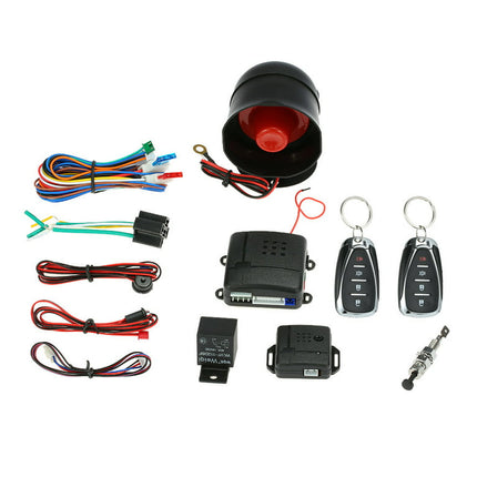 Universal Car Vehicle System Burglar Alarm Protection -theft System 2 Remote