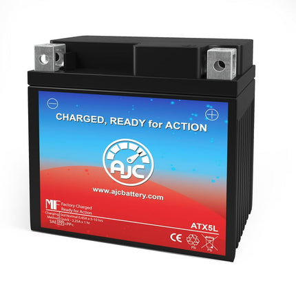 Arctic Cat DVX 90 SE 90CC 12V ATV Replacement Battery (2009) - This Is an AJC Brand Replacement