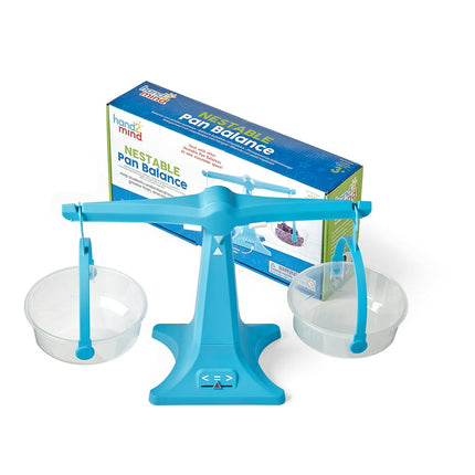 hand2mind Blue Nestable Pan Balance, Mathematics & Counting Toys, Set of 1