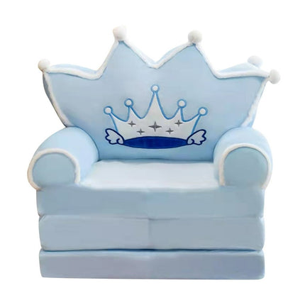 iOPQO Cushion Plush Foldable Kids Sofa Backrest Armchair 2 In 1 Foldable Children Sofa Cute Cartoon Lazy Sofa Children Flip Open Sofa Bed For Living Room Bedroom Without Liner Filler plush seat E