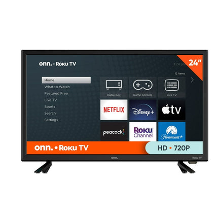 onn. 24” Class HD (720P) LED Roku Smart TV (100012590)