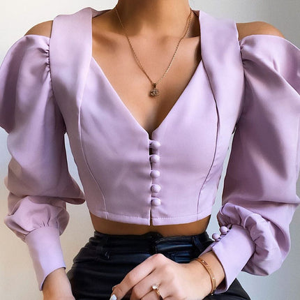 Quality Soft V-Neck Blouse