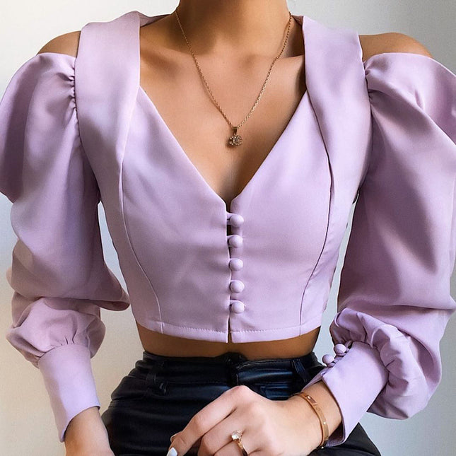 Quality Soft V-Neck Blouse