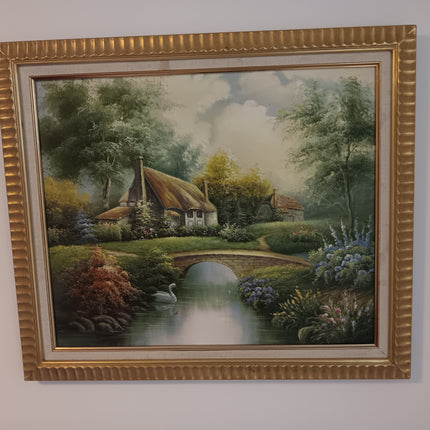 Unique rare find painting " A stroll through Paris" Must have