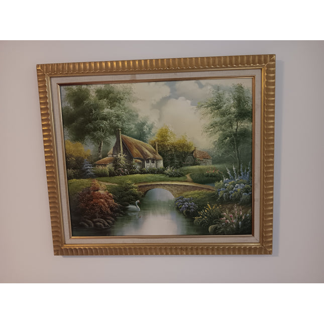 Unique rare find painting " A stroll through Paris" Must have