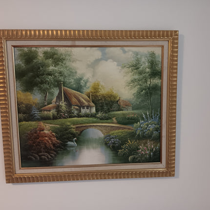 Unique rare find painting " A stroll through Paris" Must have