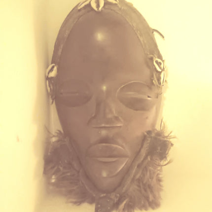 Rare African mask from Village Musuem in Africa