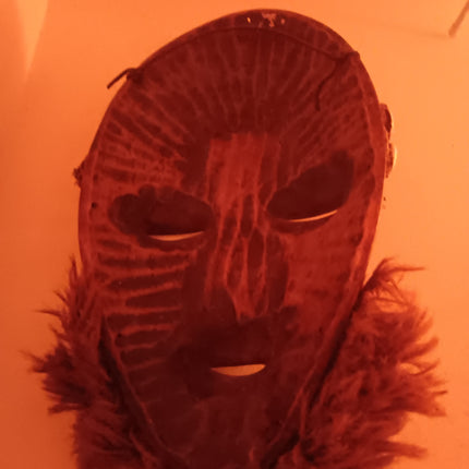 Rare African mask from Village Musuem in Africa