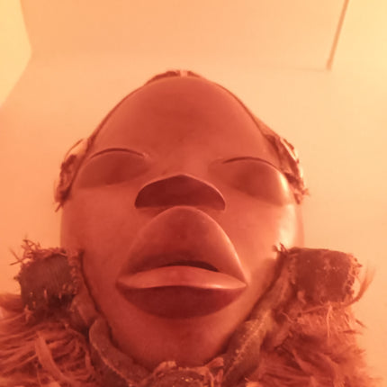 Rare African mask from Village Musuem in Africa