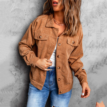 Sandy Mellow Classy Corduroy Everyday Jacket