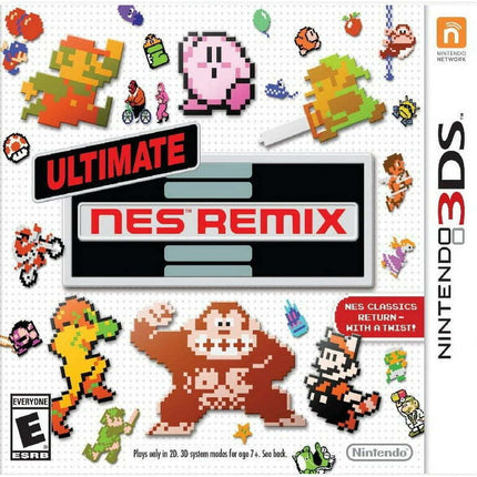 Restored Ultimate NES Remix (Nintendo 3DS, 2014) Arcade Game (Refurbished)