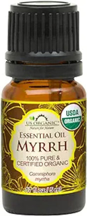 US Organic 100% Genuine Myrrh Essential Oil - Sourced from The Horn of Africa