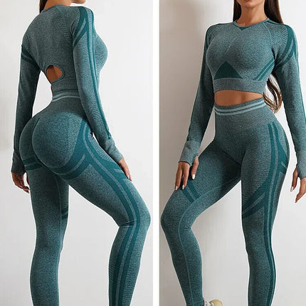 2 Piece Top & Bottom Yoga Suit  GREEN SIZE SMALL LAST ONE Brand New