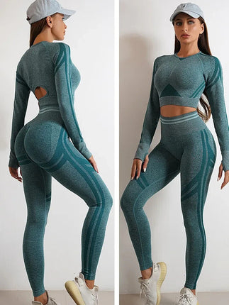 2 Piece Top & Bottom Yoga Suit  GREEN SIZE SMALL LAST ONE Brand New