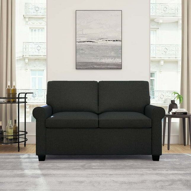 Mainstays Tatum Twin Sleeper Loveseat, Black