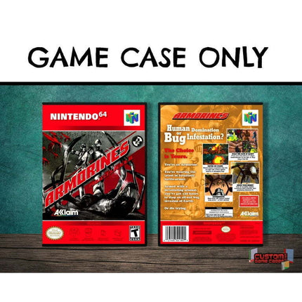 Armorines: Project S.W.A.R.M. | (N64DG-V) Nintendo 64 - Game Case Only - No Game