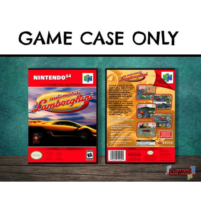 Automobili Lamborghini | (N64DG-V) Nintendo 64 - Game Case Only - No Game