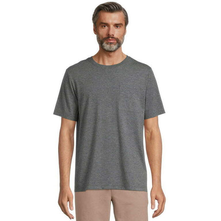 Athletic Works Men's Short Sleeve Soft Pocket T-Shirt, Sizes S-4XL