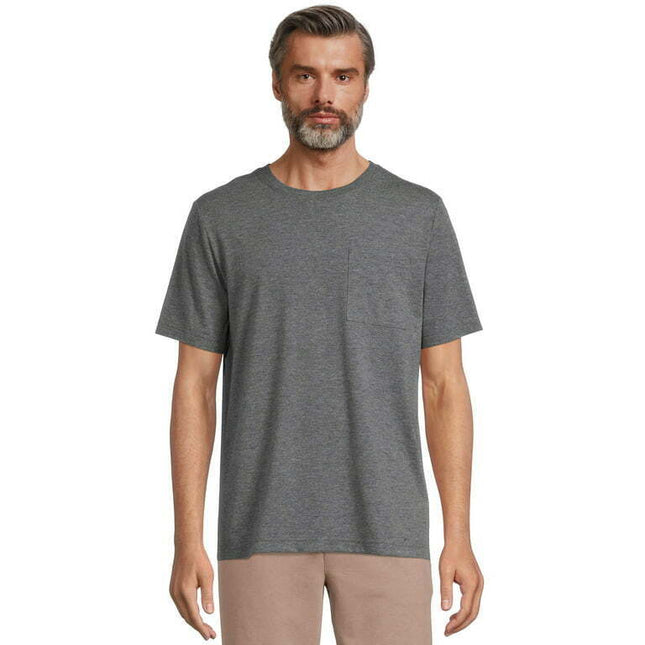 Athletic Works Men's Short Sleeve Soft Pocket T-Shirt, Sizes S-4XL