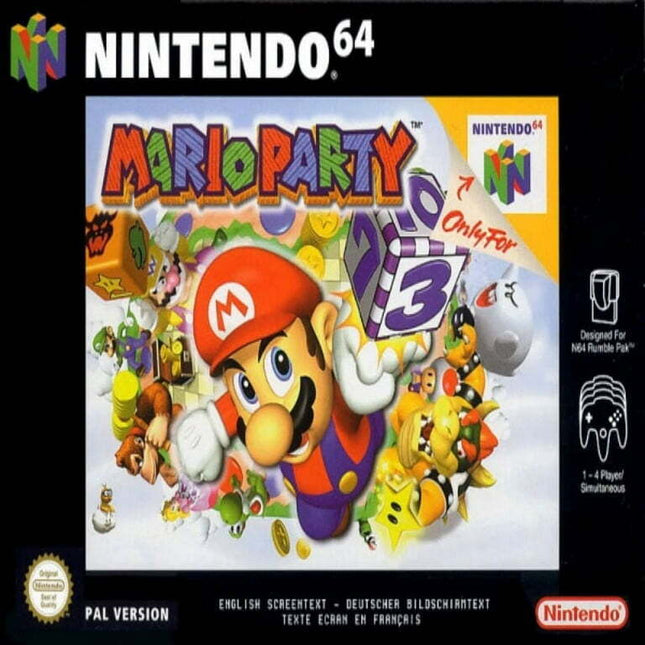 Maro Party 1 N64,US Version Vdieo Game Cartridges