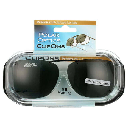 Dioptics Medical Pro Po Recm 58 P/lgry Clipon Fits Plastic