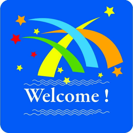 Custom Designs Welcome Sign 12 Inches X 12 Inches