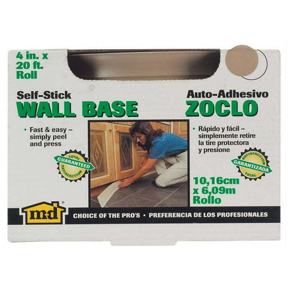M-D Building Products 4 in. x 20 ft. L Self-Stick Vinyl Wall Base, Desert Beige