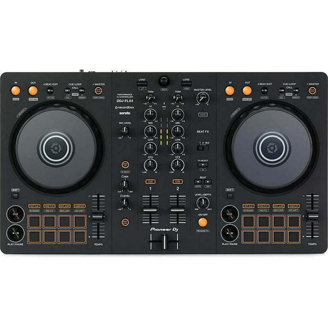 Pioneer DDJFLX4 2-Deck Rekordbox and Serato DJ Controller - Graphite