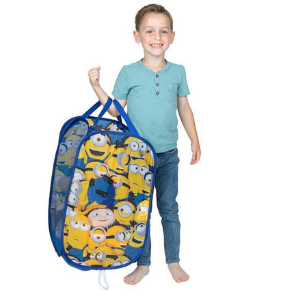 Minions Kids Collapsible Storage Bin Pop Up Hamper