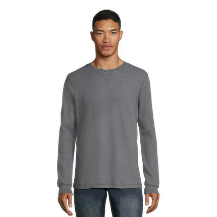 George Men's Thermal Crewneck Tee with Long Sleeves