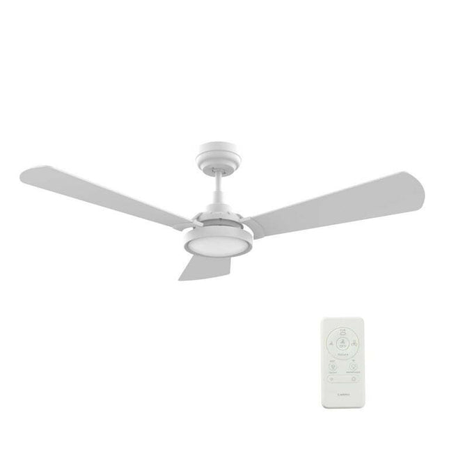 Indoor & Outdoor Smart Ceiling Fan with Remote and Light,High-Quality Plywood