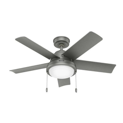 Hunter Fans - Seawall - 5 Blade Ceiling Fan with Light Kit and Pull Chain In