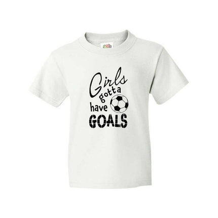 Inktastic Girls Gotta Have Goals- Soccer Youth T-Shirt