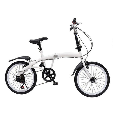 MIDUO 20" Folding Bike 7-Speed Adult Bicycle City Bike Height Adjustable Bike