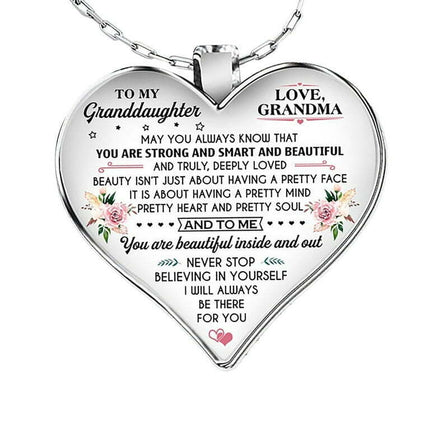 Sehao Lady Necklace Mother's Day Gift Jewelry Memorial Hot My Mind Heart
