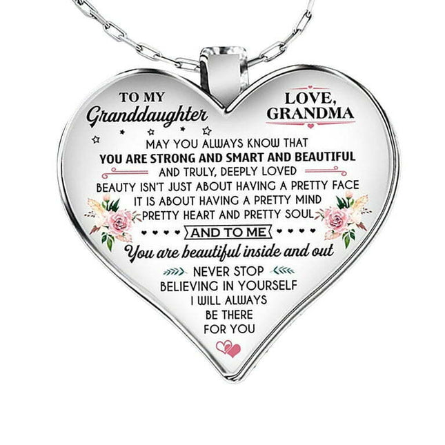 Sehao Lady Necklace Mother's Day Gift Jewelry Memorial Hot My Mind Heart