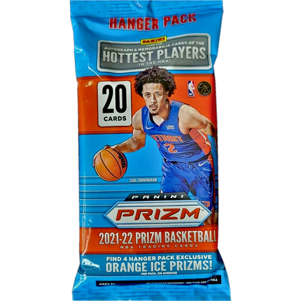 2021-22 Panini Prizm Basketball Hanger Pack Trading Cards