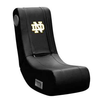 Notre Dame Secondary Logo Folding Game Rocker 100 with Zipper System
