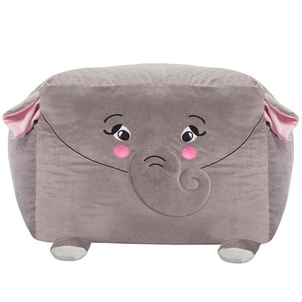 Posh Creations Bean Bag Chair, 1.5 ft, Gray