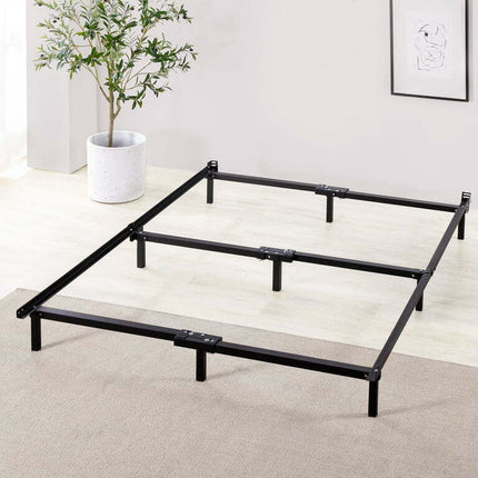 Zinus 7" Compack Metal Bed Frame, Black, Queen