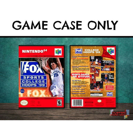 FOX Sports College Hoops '99 | (N64DG-V) Nintendo 64 - Game Case Only - No Game