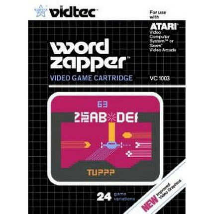 Word Zapper CARTRIDGE (Atari 2600) - Pre-Owned