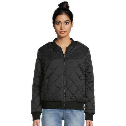 Alyned Together Women's Quilted Reversible Bomber Jacket, Sizes S-3X