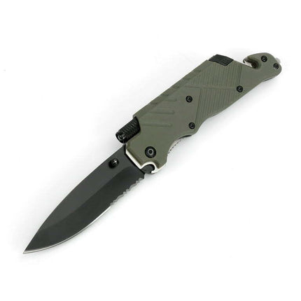 Ozark Trail 6-in-1 Multi Tool, Knife with Light, Model 5335, Stainless Steel