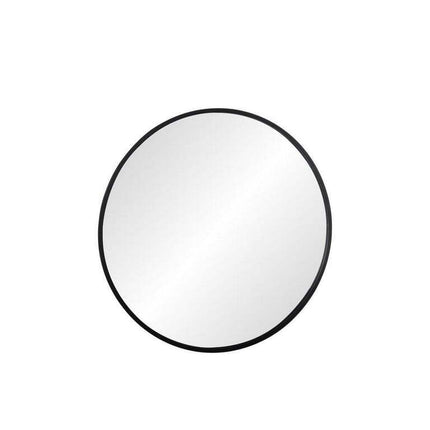 Urban Metal Round Wall Mirror SM Metallic Finish Black