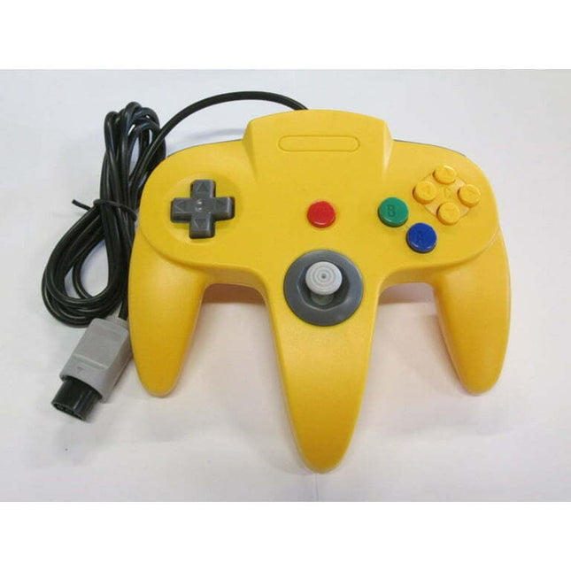Yellow Replacement Controller for Nintendo N64 by Mars Devices