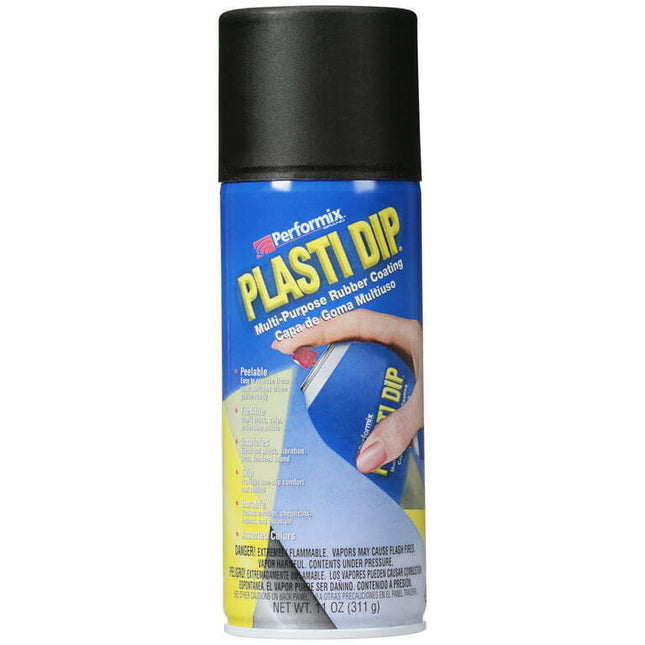 Plasti Dip Rubberized Matte Black Spray, 11oz