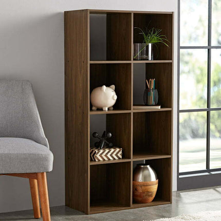 Mainstays 8-Cube Storage Organizer, Canyon Walnut