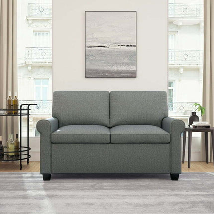 Mainstays Tatum Twin Sleeper Loveseat, Dark Gray